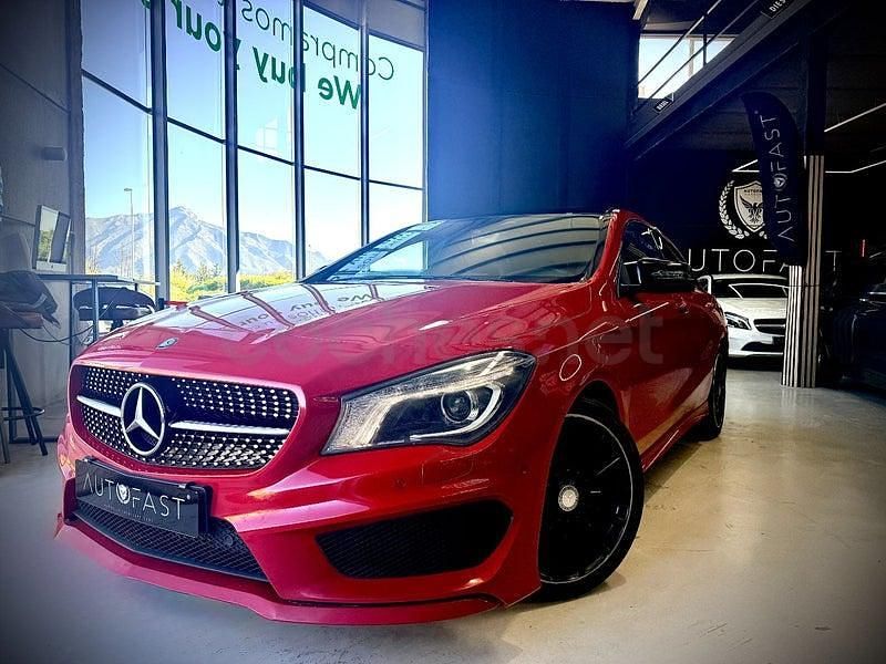 Usado Mercedes CLA220 AMG line 177 CV (130 kW) 2015 Rojo Berlina