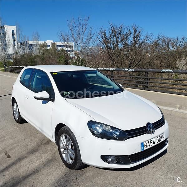 Usado VW Golf VI Sport 105 CV (77 kW) 2009 Blanco Utilitario