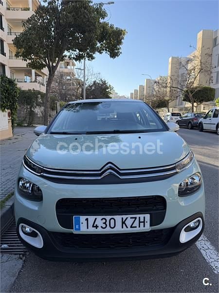 Usado Citroën C3 Feel 82 CV (60 kW) 2019 Verde Utilitario