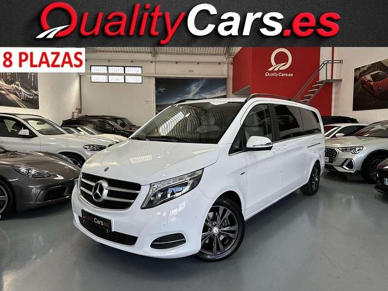 Blanco Usado 2018 Mercedes V250 Avantgarde Monovolumen | 44.400 € (Un poco caro) - Imagen 1/4