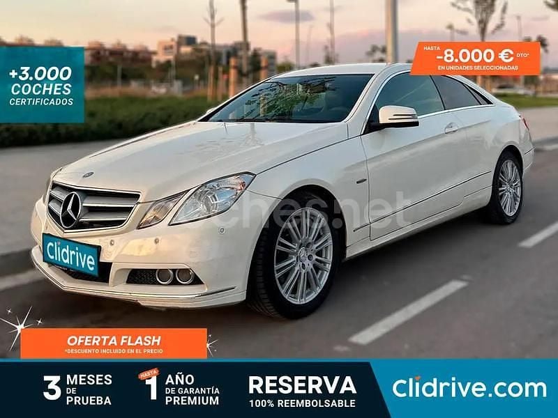 Blanco Usado 2011 Mercedes E220 Coupe | 8690 € (Precio justo) - Imagen 1/3