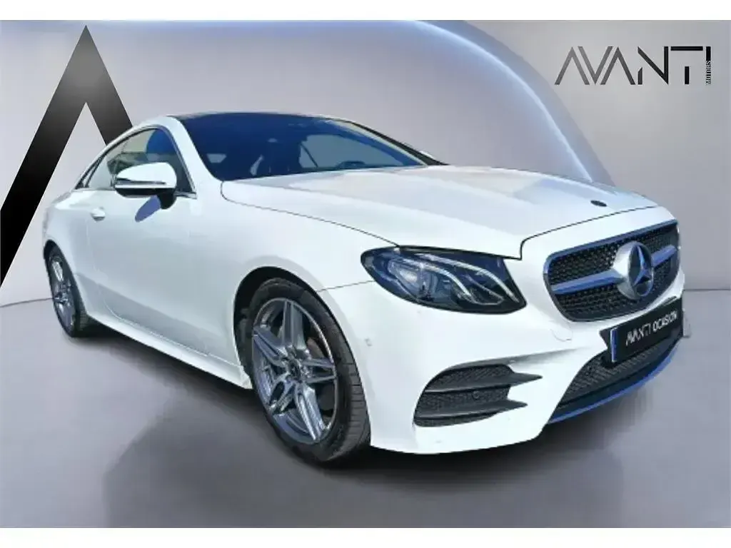 Käytetty Mercedes E220 194 HP (142 kW) 2018 Valkoinen Coupe - kaksiovinen