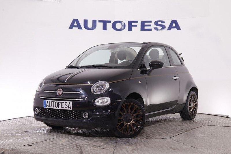 Usado Fiat 500 Collezione 69 CV (50 kW) 2019 Negro Descapotable