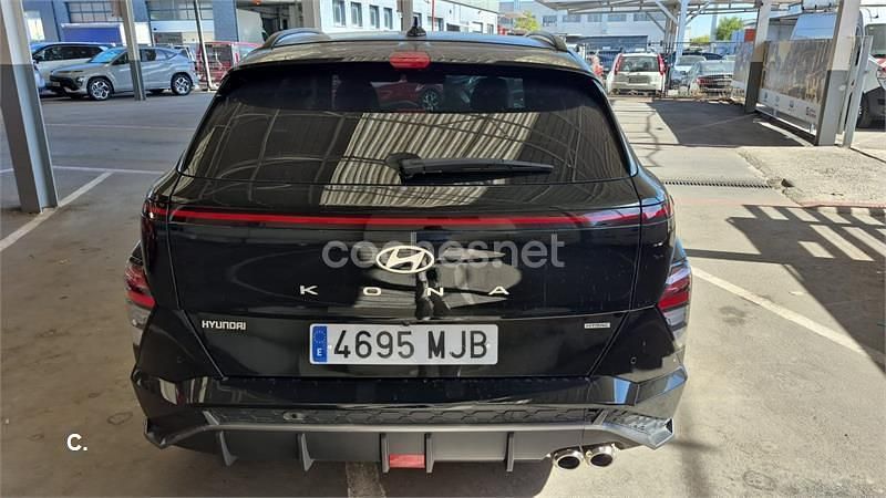Usado Hyundai Kona N Line 198 CV (145 kW) 2023 Negro SUV