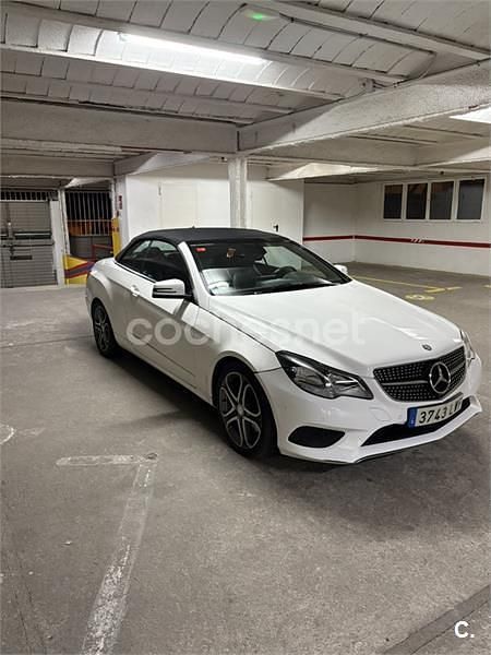 Blanco Usado 2014 Mercedes E220 Descapotable | 16.500 € (Super precio) - Imagen 1/4