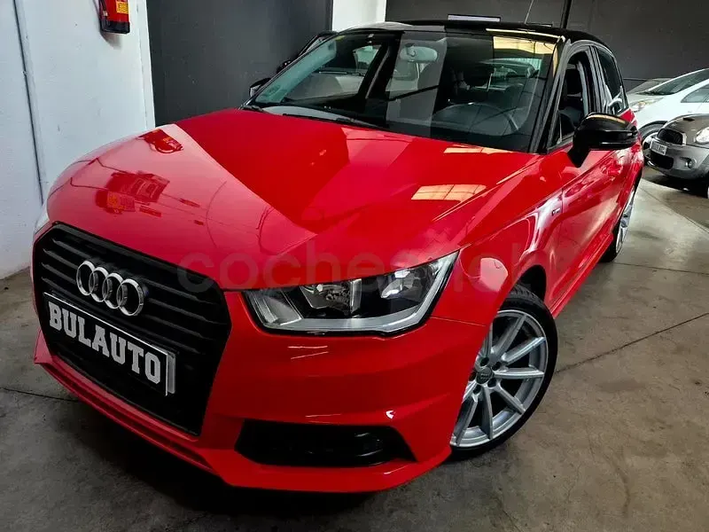 Usado Audi A1 Sportback S-Line 95 CV (69 kW) 2018 Rojo Utilitario