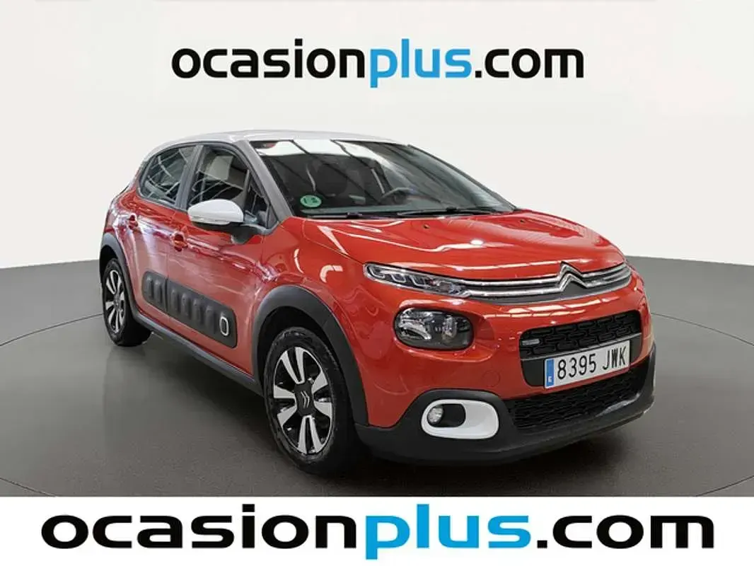 Usado Citroën C3 Feel 82 CV (60 kW) 2017 Naranja Utilitario