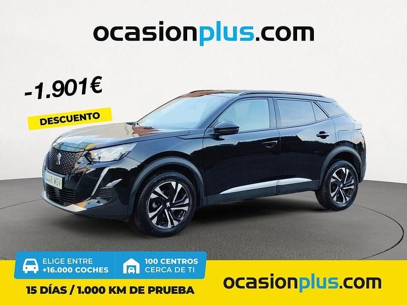 Negro Usado 2023 Peugeot 2008 Allure SUV | 14.500 € (Precio justo) - Imagen 1/4