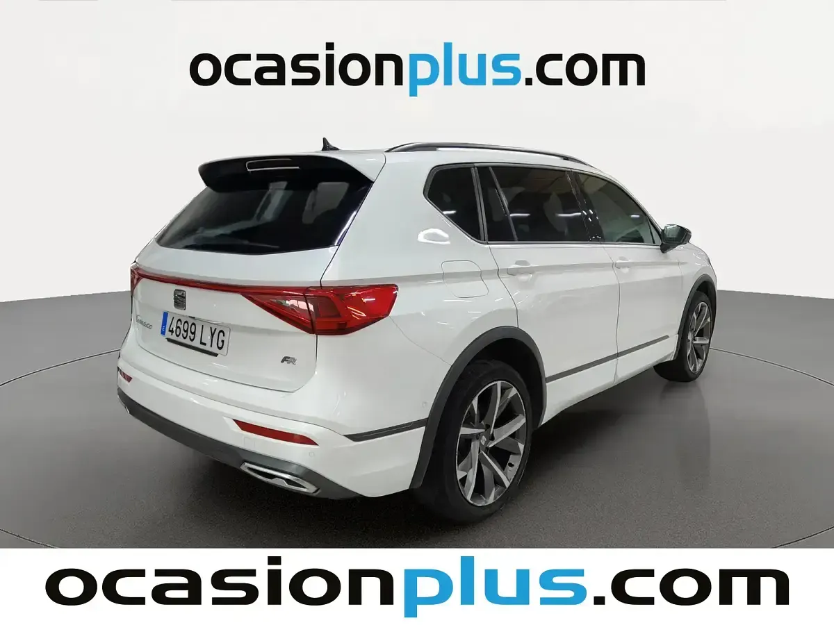 Usado Seat Tarraco FR 150 CV (110 kW) 2022 Blanco SUV