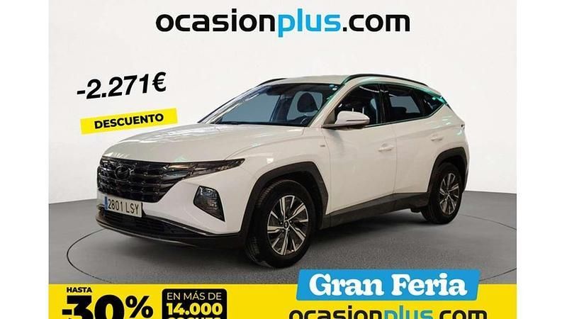 Blanco Usado 2021 Hyundai Tucson SUV | 22.446 € (Buen precio) - Imagen 1/4
