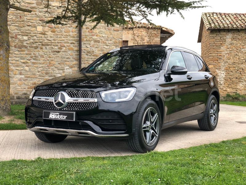 Negro Usado 2020 Mercedes GLC200 SUV | 37.990 € (Un poco caro) - Imagen 1/4