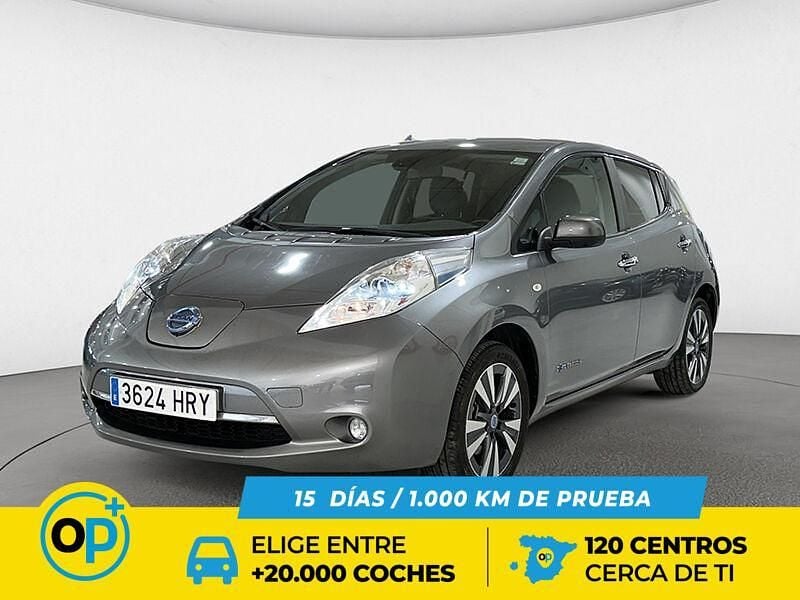 Gris Usado 2013 Nissan Leaf Tekna Utilitario | 7450 € (Precio justo) - Imagen 1/4