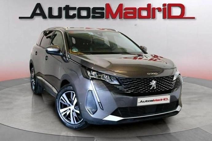Gris / plata Usado 2021 Peugeot 5008 Allure Monovolumen | 20.490 € (Buen precio) - Imagen 1/4