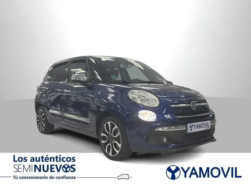 Usado Fiat 500L Mirror 95 CV (69 kW) 2018 Azul Monovolumen