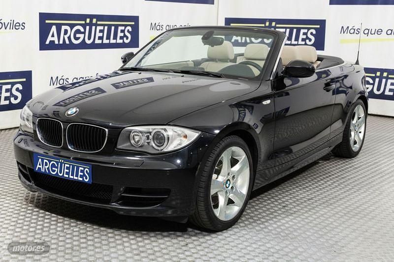 Negro Usado 2008 BMW 125 Cabriolet Descapotable | 14.950 € - Imagen 1/4