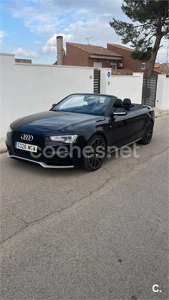 Negro Usado 2013 Audi A5 Cabriolet Ambiente Descapotable | 17.750 € (Precio justo) - Imagen 1/4