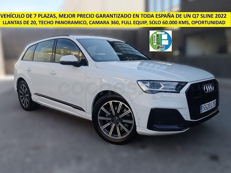 Blanco Usado 2022 Audi Q7 S-Line SUV | 55.996 € (Precio justo) - Imagen 1/4