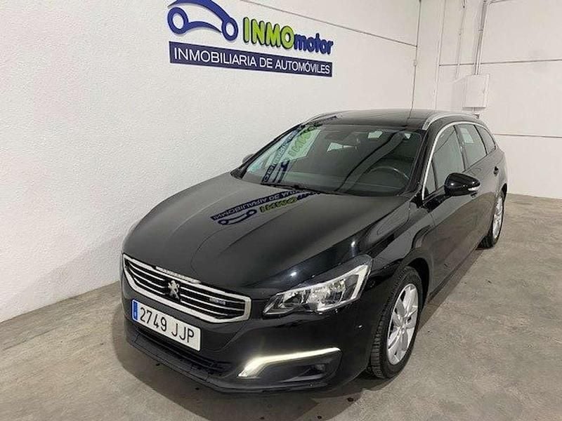 Usado Peugeot 508 Allure 150 CV (110 kW) 2015 Negro Familiar