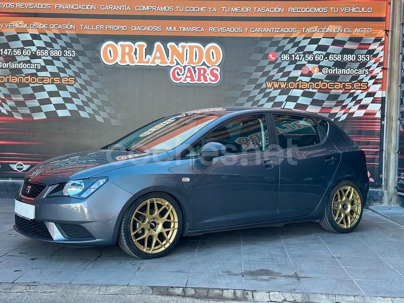 Usado Seat Ibiza Reference 90 CV (66 kW) 2015 Negro Berlina