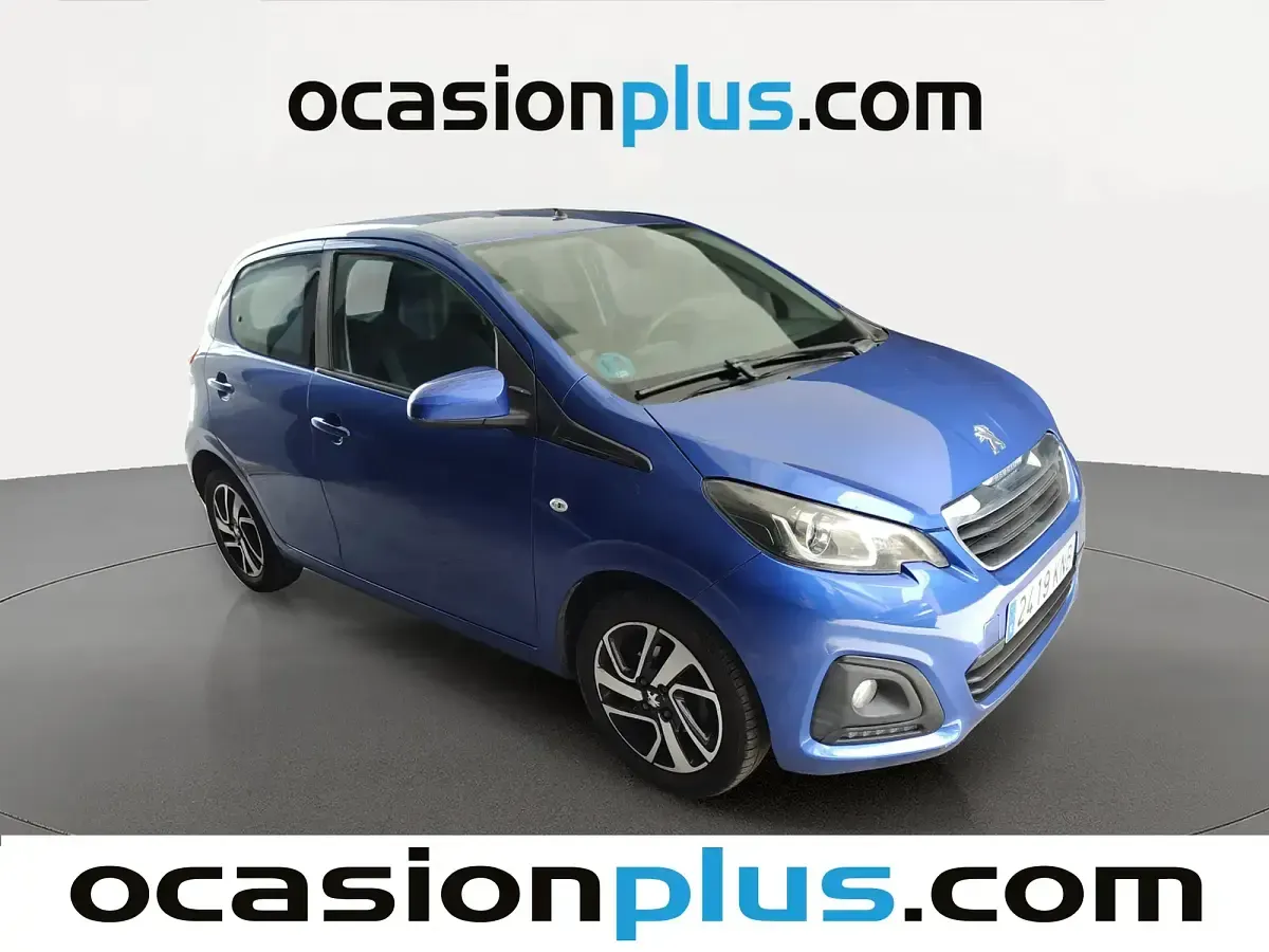 Usado Peugeot 108 Active 72 CV (52 kW) 2018 Azul