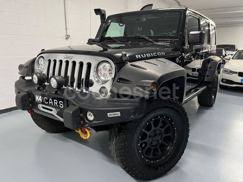 Gris / plata Usado 2018 Jeep Wrangler Unlimited Rubicon SUV | 54.990 € - Imagen 1/4