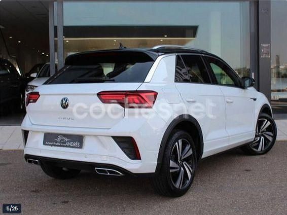 Usado VW T-Roc R-line 150 CV (110 kW) 2022 Blanco SUV