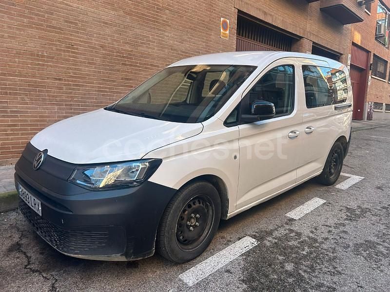Blanco Usado 2021 VW Caddy Monovolumen | 18.990 € (Caro) - Imagen 1/4