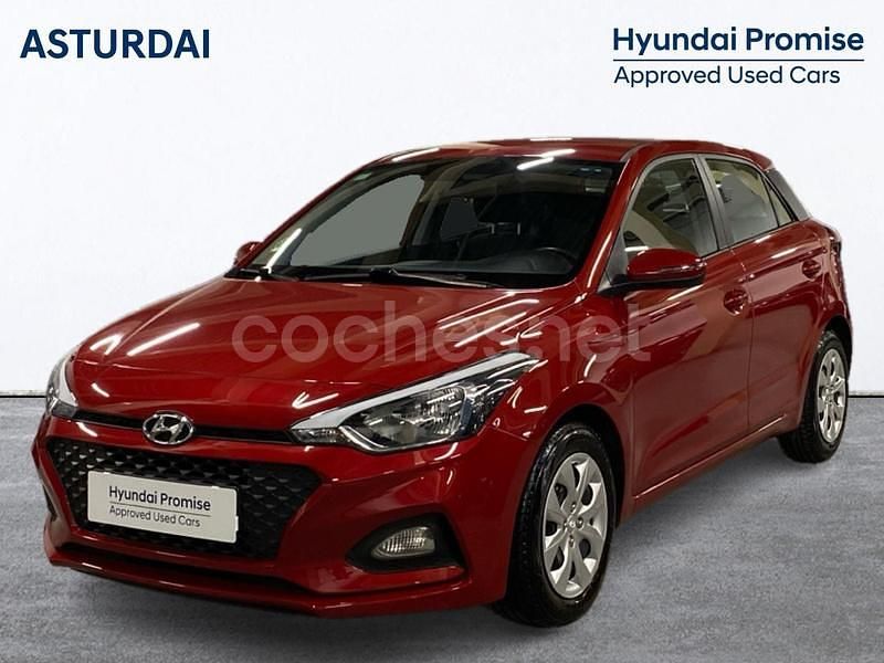 Rojo Usado 2019 Hyundai i20 Berlina | 12.390 € (Un poco caro) - Imagen 1/4