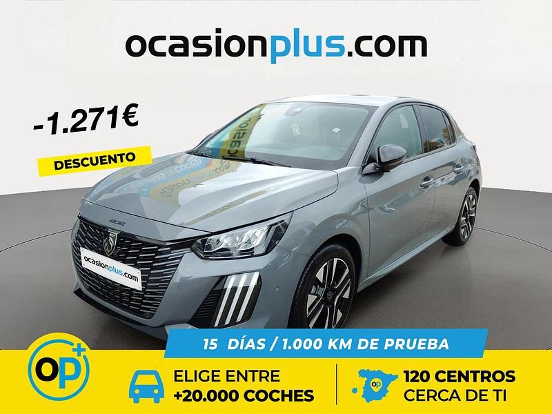 Usado Peugeot 208 Allure 100 CV (73 kW) 2024 Gris Utilitario
