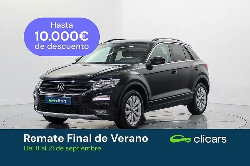 Negro Usado 2021 VW T-Roc Advance SUV | 21.990 € (Precio justo) - Imagen 1/4