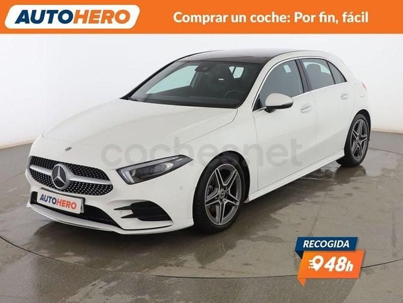 Usado Mercedes A200 AMG line 150 CV (110 kW) 2021 Blanco Berlina