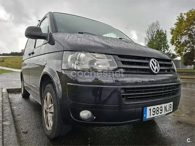Usado VW T5 102 CV (75 kW) 2010 Negro Van