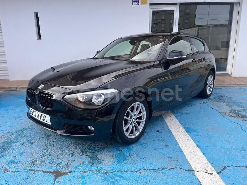 Negro Usado 2014 BMW 116 Efficient Dynamics Utilitario | 6990 € (Super precio) - Imagen 1/4