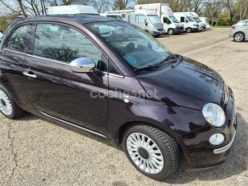 Usado Fiat 500 Lounge 69 HP (50 kW) 2014 Roxo Sedan