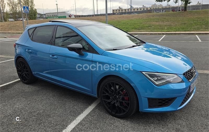 Usado Seat Leon CUPRA 280 CV (205 kW) 2016 Azul Berlina