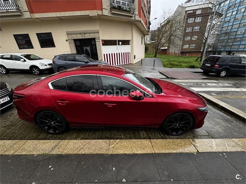 Usado Mazda 3 122 CV (89 kW) 2021 Granate Berlina