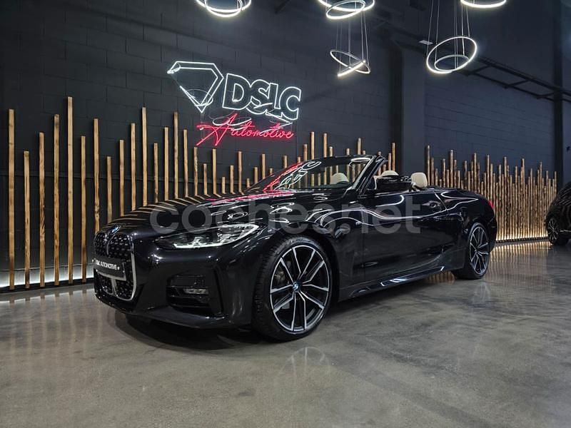 Negro Usado 2022 BMW 420 M Sport Descapotable | 48.900 € (Caro) - Imagen 1/4