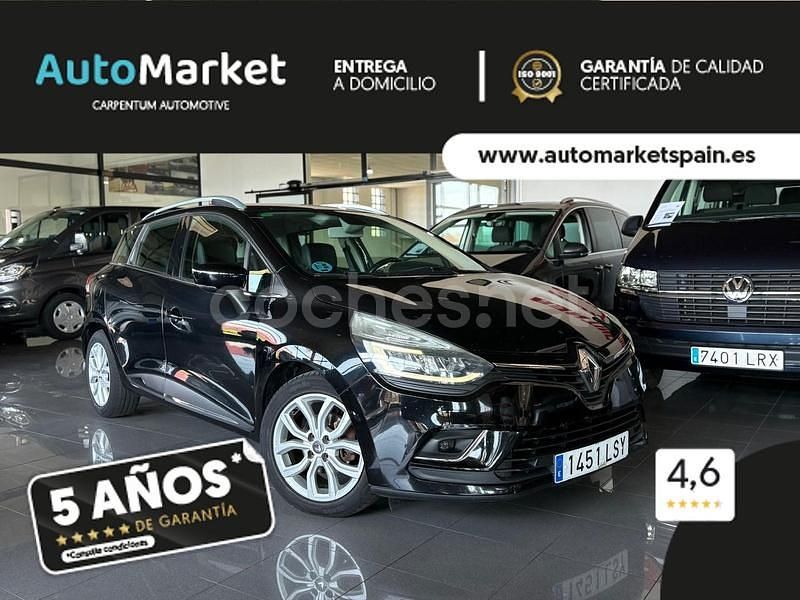 Negro Usado 2016 Renault Clio GrandTour Zen Familiar | 7800 € (Precio justo) - Imagen 1/4