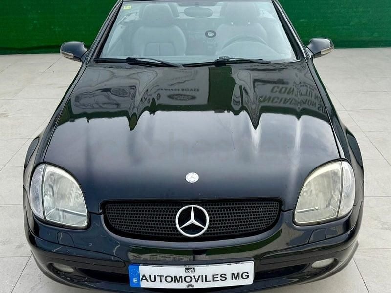 Usado Mercedes SLK200 163 CV (119 kW) 2004 Negro Descapotable