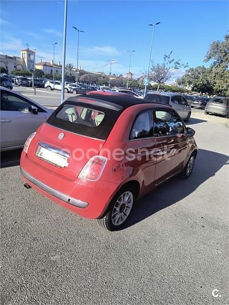 Usado Fiat 500C Lounge 69 CV (50 kW) 2014 Rojo Descapotable