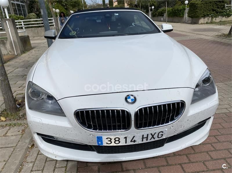 Blanco Usado 2014 BMW 640 Cabriolet Descapotable | 18.999 € - Imagen 1/4