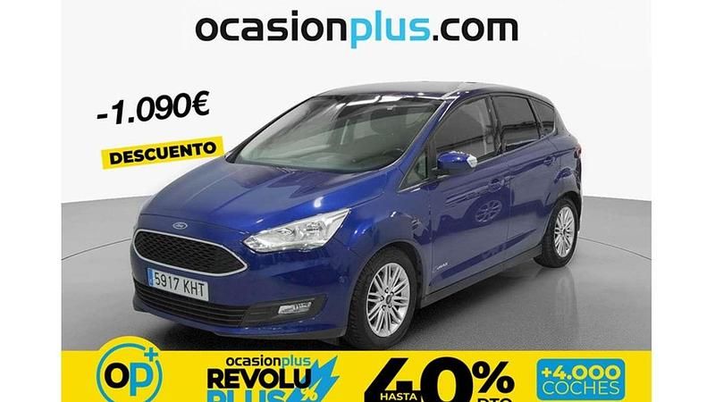 Brugt Ford C-MAX Trend+ 125 HK (91 kW) 2018 Blå MPV