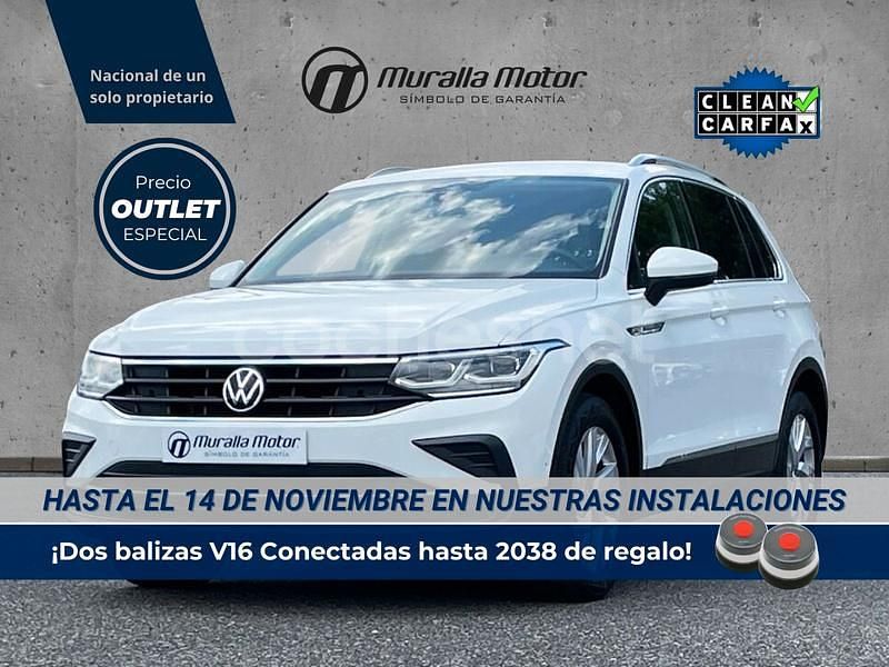Blanco Usado 2021 VW Tiguan Life SUV | 22.990 € (Precio justo) - Imagen 1/4