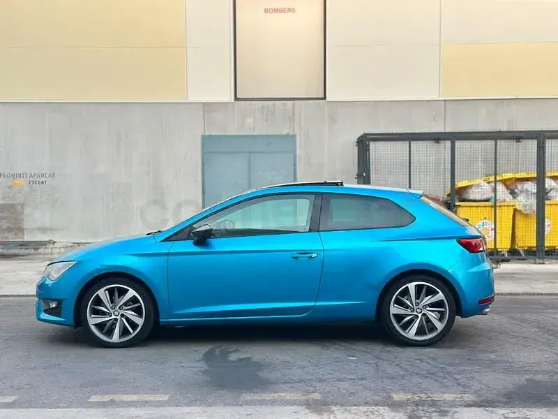 Usado Seat Leon SC FR 150 CV (110 kW) 2013 Azul Utilitario