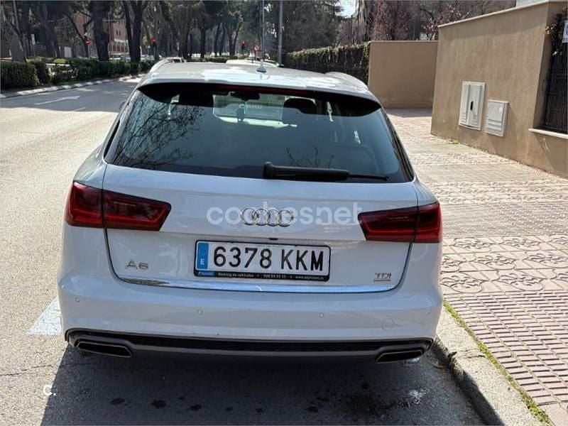 Usado Audi A6 S-Line 190 CV (139 kW) 2018 Blanco Familiar