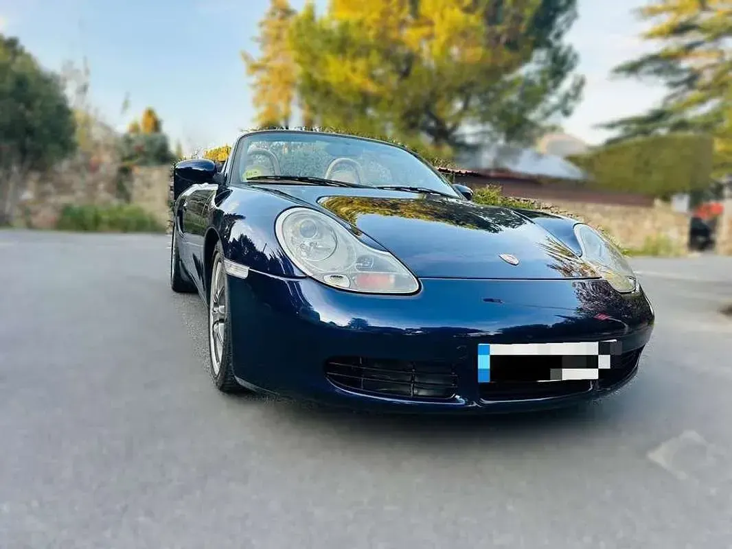 Usado Porsche Boxster S 260 CV (191 kW) 2002 Azul Descapotable