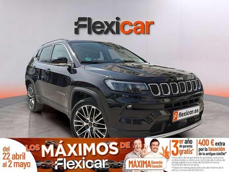 Usado Jeep Compass Limited 131 CV (96 kW) 2021 Negro SUV