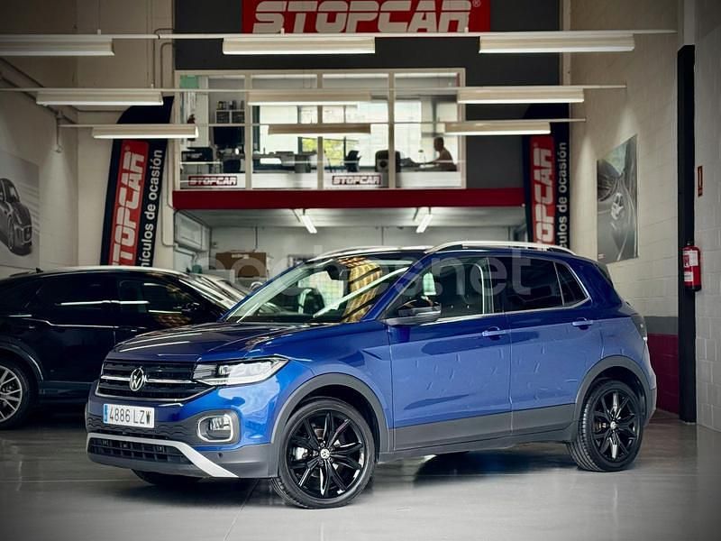 Azul Usado 2022 VW T-Cross Sportline SUV | 21.900 € (Un poco caro) - Imagen 1/4