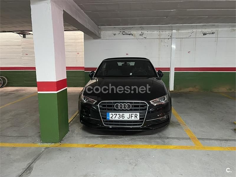 Usado Audi A3 Cabriolet 110 CV (80 kW) 2015 Negro Descapotable