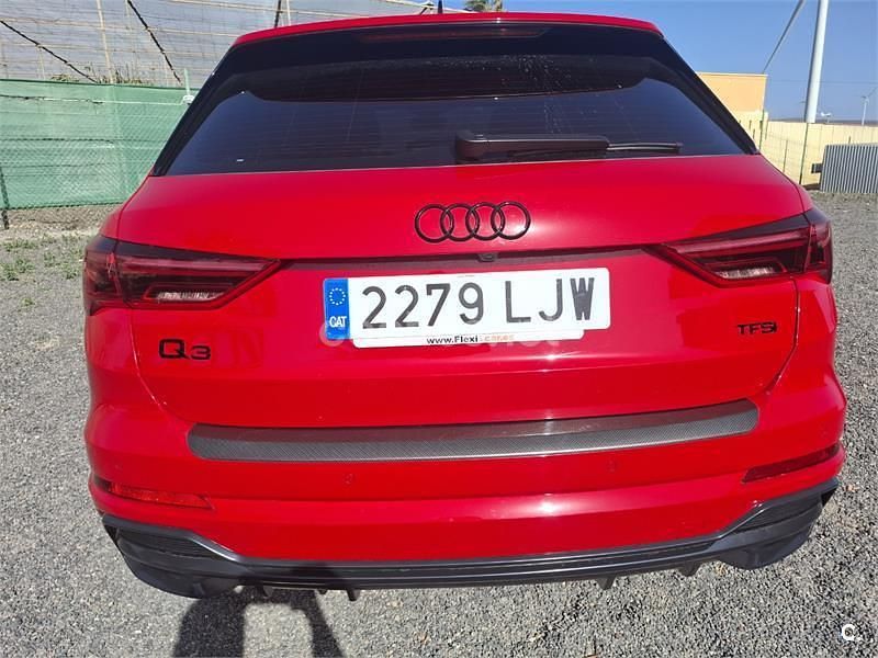 Usado Audi Q3 Sportback Black Edition 150 CV (110 kW) 2020 Rojo SUV
